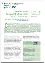 Climate Finance Regional Briefing: Middle East and North Africa