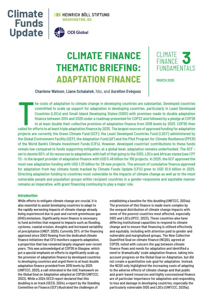 Climate Finance Fundamentals - Climate Funds Update