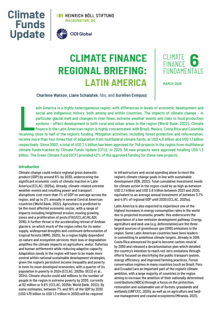 Climate Finance Fundamentals - Climate Funds Update
